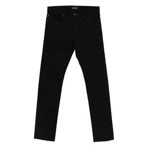 Tom Ford Men Jeans With Logo Patch